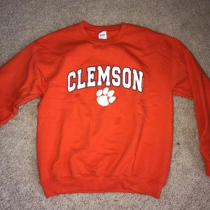 Orange Clemson Crewneck